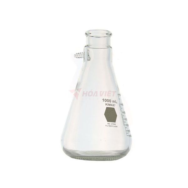 Bình tam giác thủy tinh Kimble-DWK 125ml có nhánh hút chân không