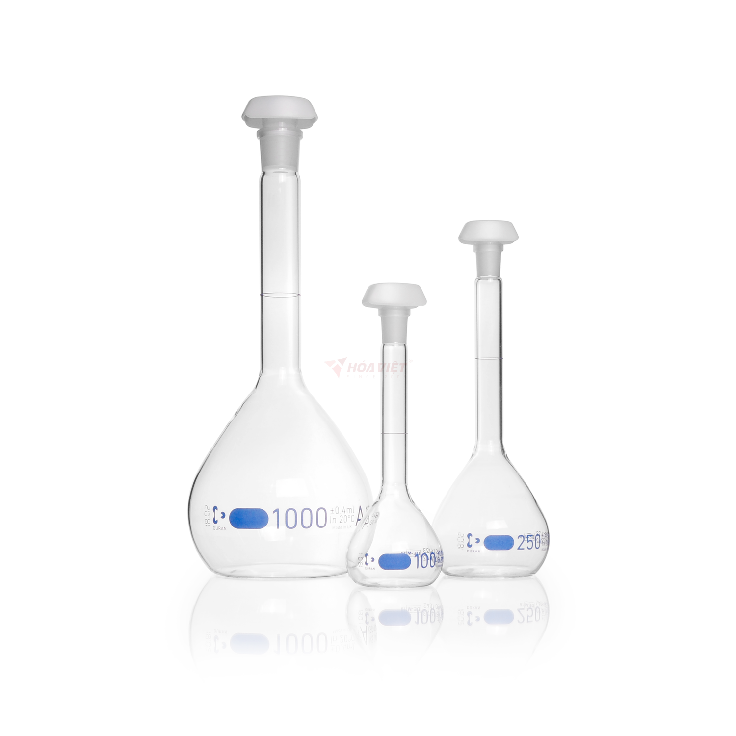 Bình định mức DURAN® 1 ml Class A, vạch xanh, nút PE – Volumetric Flask NS 7/16 Bình định mức DURAN® 1 ml Class A, vạch xanh, nút PE – Volumetric Flask NS 7/16