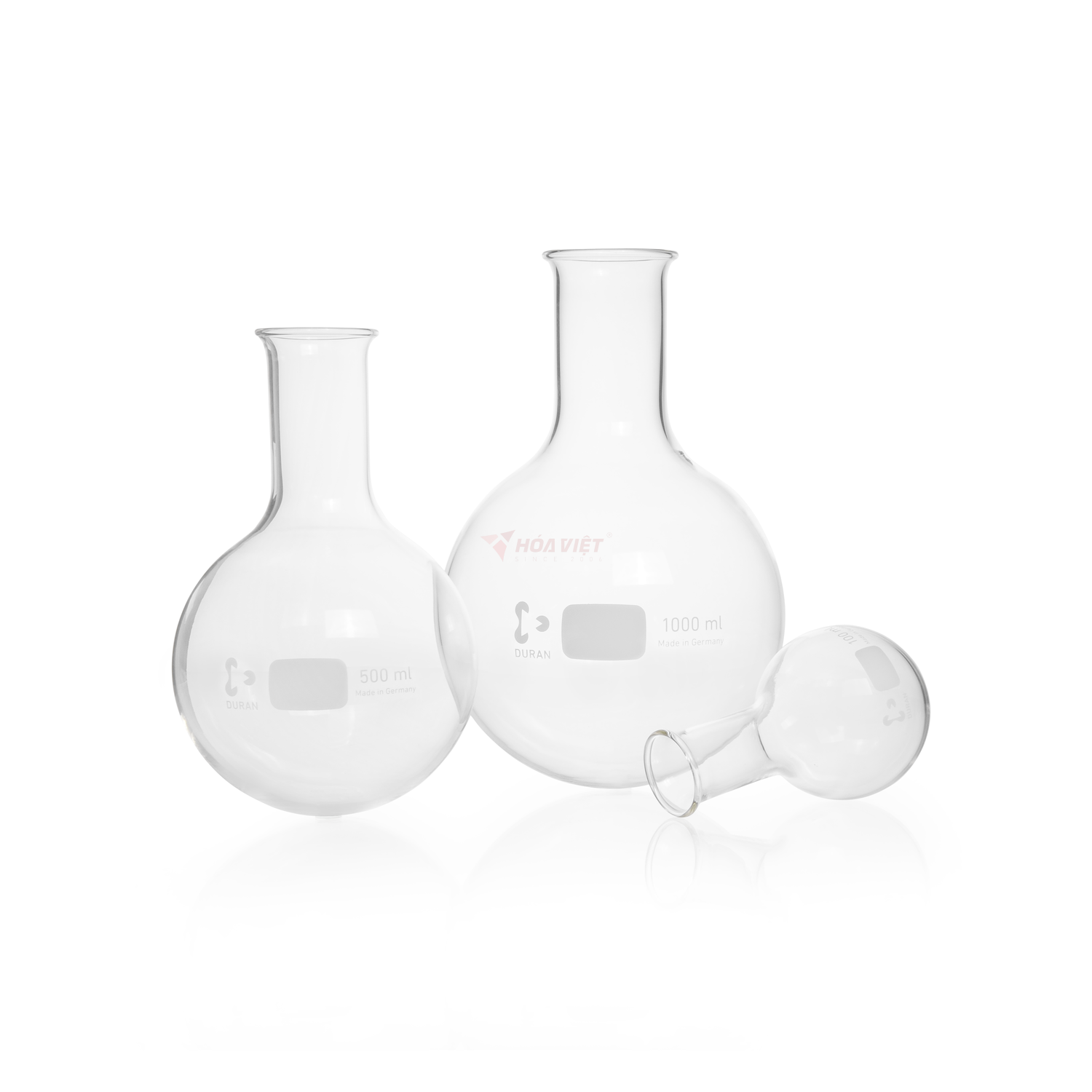 Bình cầu đáy tròn DURAN® 250 ml cổ hẹp, có vành – Round Bottom Flask Bình cầu đáy tròn DURAN® 250 ml cổ hẹp, có vành – Round Bottom Flask