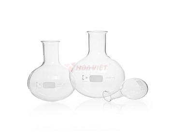 Bình cầu đáy tròn DURAN® 250 ml cổ hẹp, có vành – Round Bottom Flask