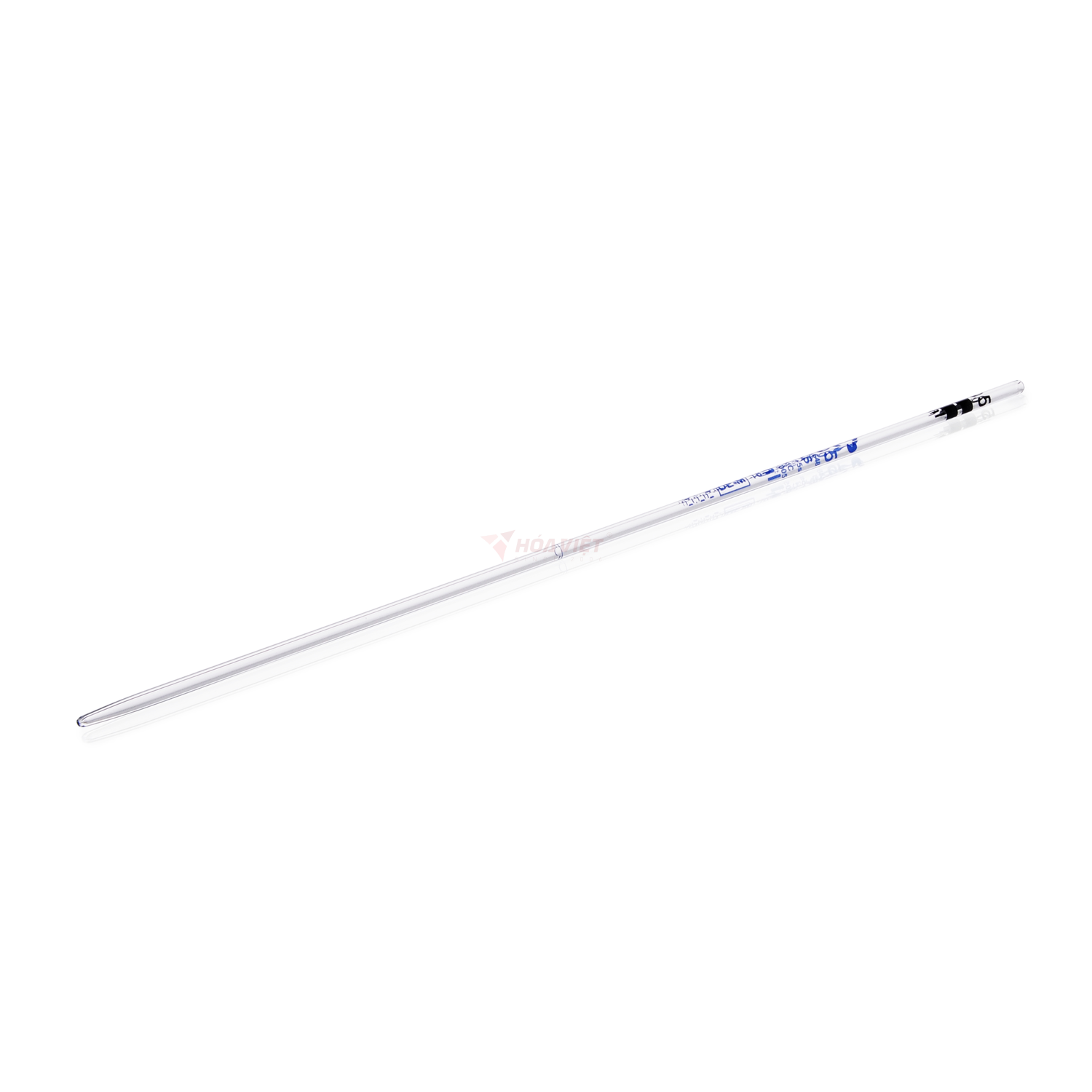 Pipet bầu thủy tinh 0.5 ml Class AS, vạch xanh, có chứng nhận lô – Volumetric Pipette
