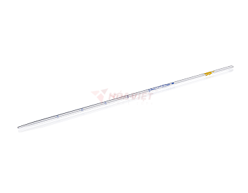 Pipet chia độ thủy tinh 0.5 ml Class AS Type 2, vạch xanh, có chứng nhận lô – Measuring Pipette