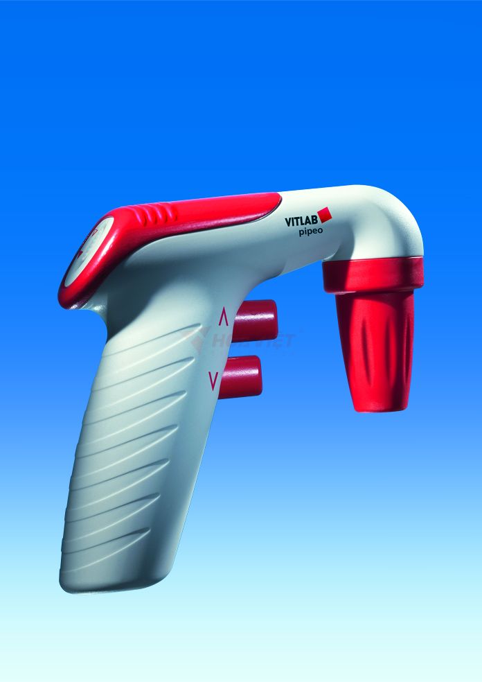 Dụng cụ hút mẫu trợ pipet Vitlab điện tử 0.1-200ml