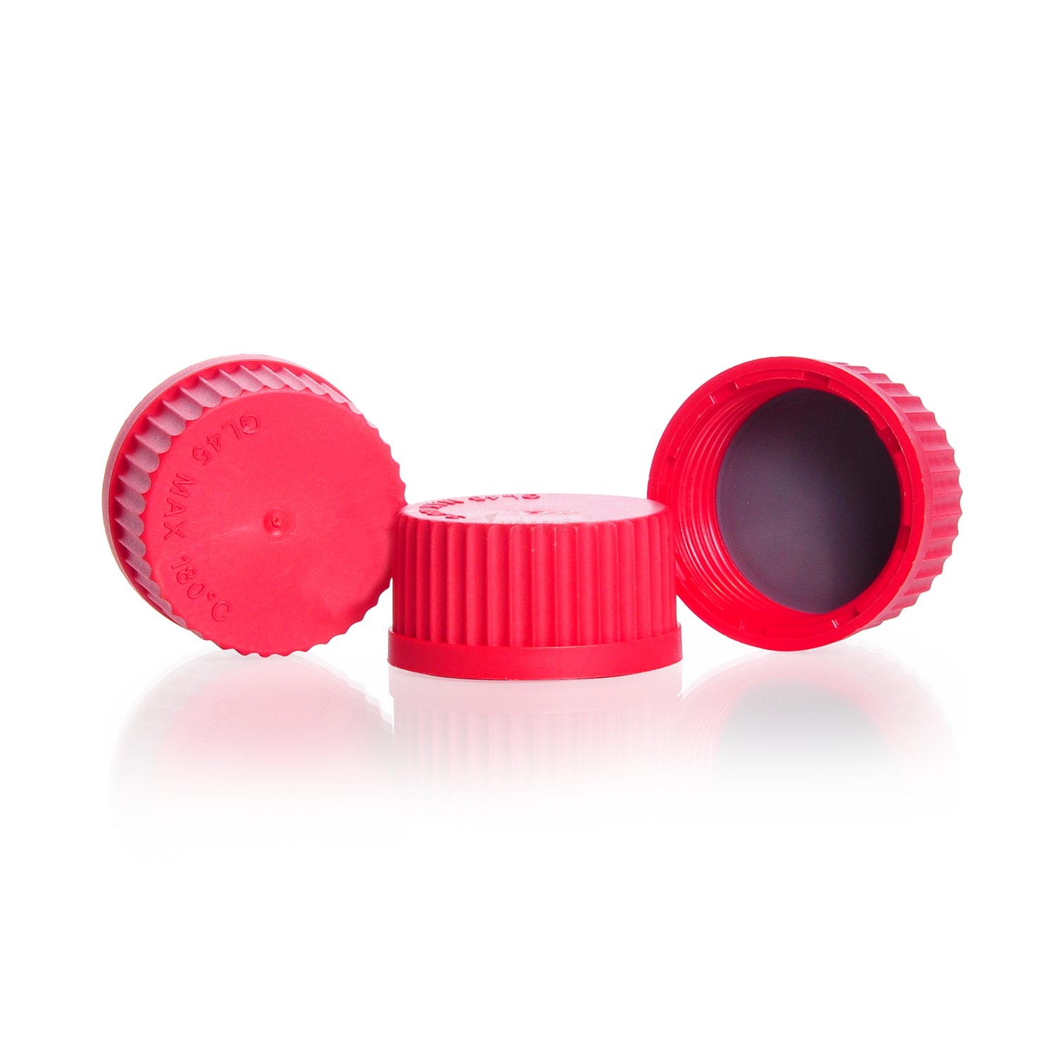 Nắp Vặn GL45 PBT Màu Đỏ Có Gioăng PTFE Cho Chai Thủy Tinh Phòng Thí Nghiệm DURAN® – Chuẩn Ren DIN Nắp Vặn GL45 PBT Màu Đỏ Có Gioăng PTFE Cho Chai Thủy Tinh Phòng Thí Nghiệm DURAN® – Chuẩn Ren DIN