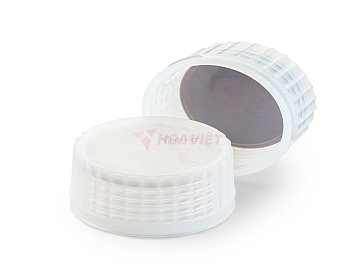 Nắp chai DURAN PURE GL45 Premium – TpCh260 TZ, gioăng silicone phủ PTFE, đạt chuẩn USP/FDA