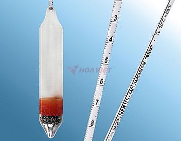 Tỷ trọng kế đo Brix Alla -5 +5: 0.1% Tp 20°C