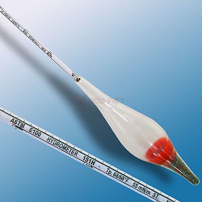 Tỷ trọng kế ASTM Alla 152H62 -5 +60: 1 g/l Tp.68/68°F Tỷ trọng kế ASTM Alla 152H62 -5 +60: 1 g/l Tp.68/68°F