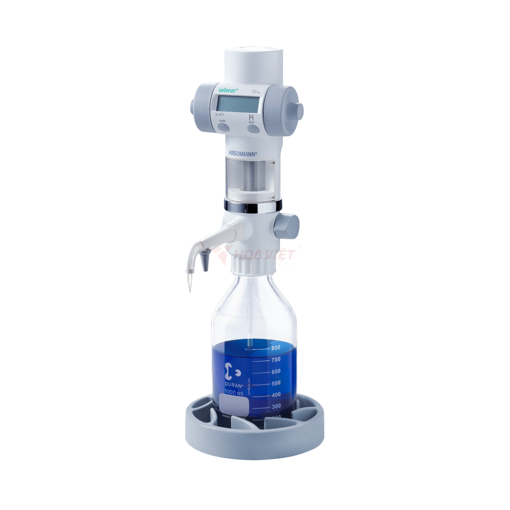 Buret điện tử Hirschmann 10ml hiển thị số