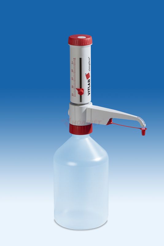 Ống định lượng Dispenser Vitlab simplex² 10.0-100ml/ 1ml