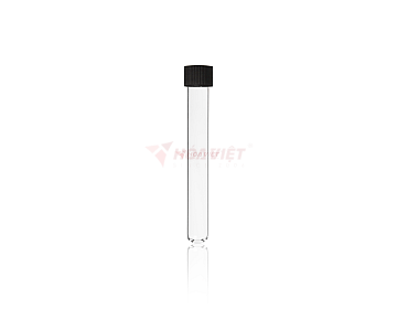 Ống nghiệm nuôi cấy dùng một lần 16 × 160 mm, nắp vặn GL18, có gioăng cao su – Disposable Culture Tube