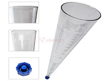 Phễu Imhoff nhựa Vitlab 1000ml