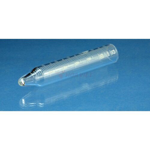 Tuýp ly tâm thủy tinh Assistent 107x17mm đáy tròn chia vạch