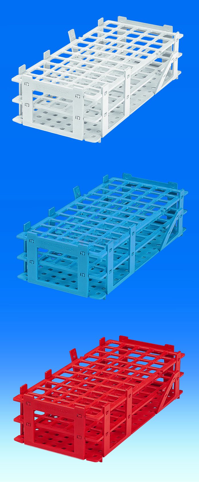 Giá đỡ ống nghiệm nhựa PP Vitlab đk 20mm 40 vị trí Giá đỡ ống nghiệm nhựa PP Vitlab đk 20mm 40 vị trí