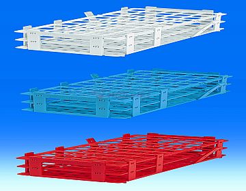 Giá đỡ ống nghiệm nhựa PP Vitlab đk 13mm 84 vị trí