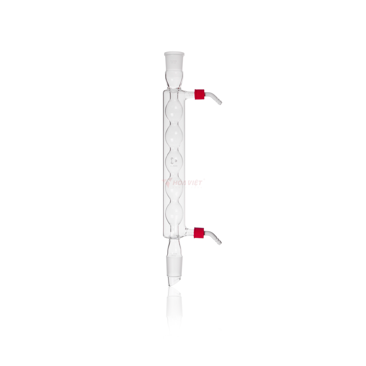 Ống sinh hàn Allihn DURAN® NS 29/32, dài áo nước 250 mm, đầu nối ống nước vặn ren
