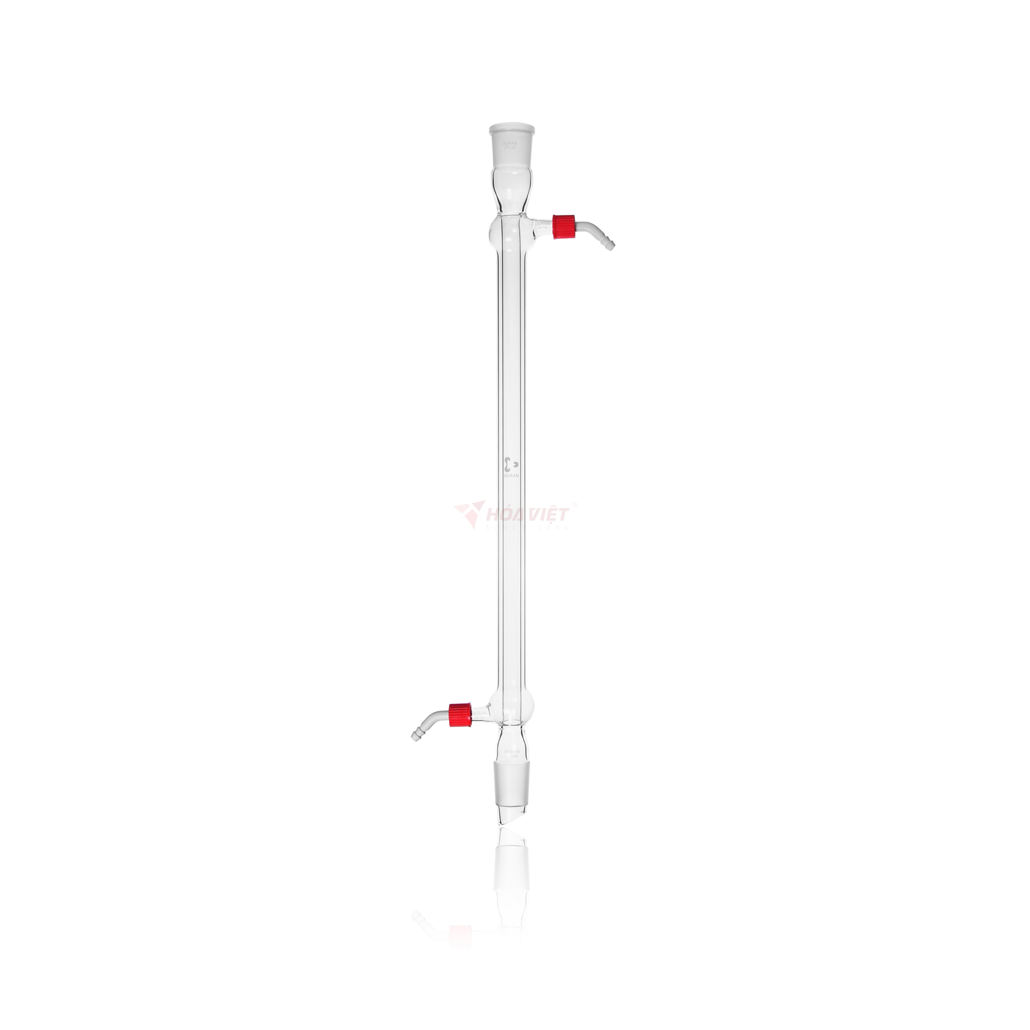 Ống sinh hàn Liebig DURAN® NS 29/32, dài áo nước 400 mm, đầu nối ống nước vặn ren