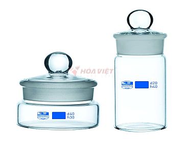 Chén cân thủy tinh Assistent 35x30mm