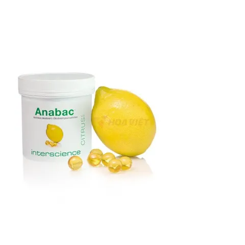 Viên khử mùi Anabac Citrus Interscience 100 viên/hộp Viên khử mùi Anabac Citrus Interscience 100 viên/hộp