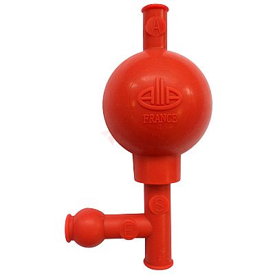 Quả bóp cao su 3 valve Alla đk 3-11mm